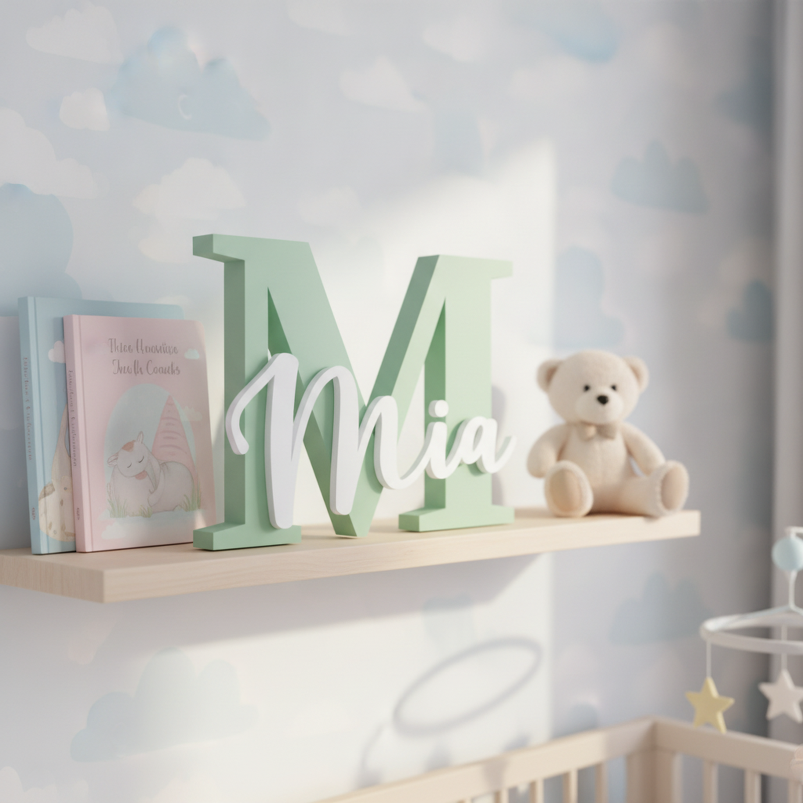 Großer Buchstabe mit Namen – personalisiert