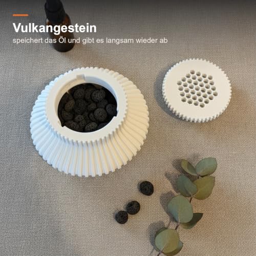 Duftstein-Diffusor mit Vulkangestein aus 3D-Druck
