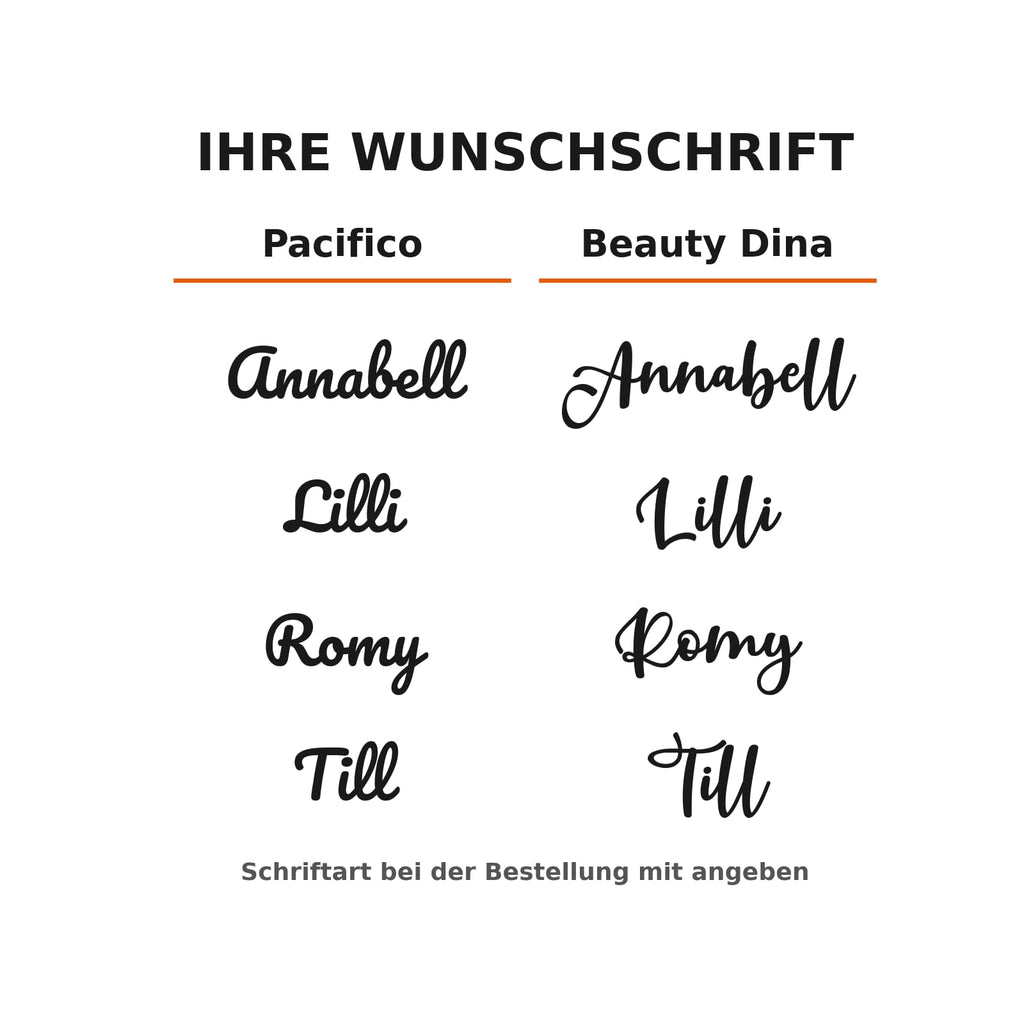 Personalisierter Deko-Buchstabe mit Namen aus 3D-Druck